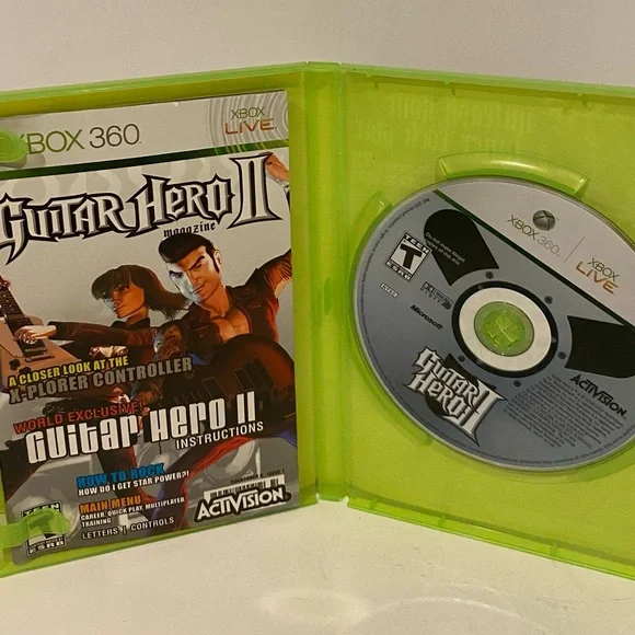 XBOX 360 Guitar Hero and Guitar Hero 2 video games - Picture 5 of 6